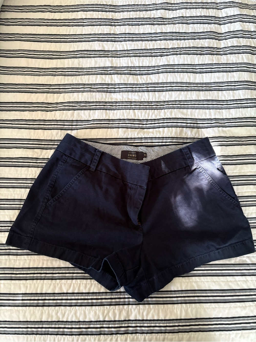 J. Crew Dark Navy Chino Shorts